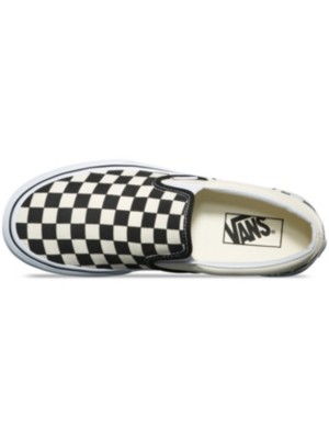 Vans checkered slip ons on sale blue